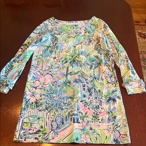 Lilly Pulitzer Multicolor Tropical Kids Dress